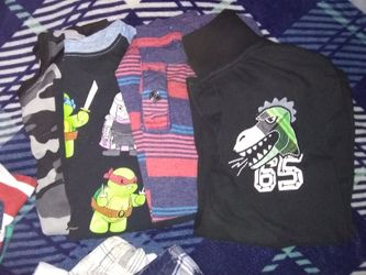 6 Boy shirts and 3 shorts