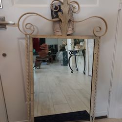 Steel Frame Mirror Located in Palm Beach Gardens