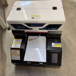 UV DTG Printer Machine, A4 L1800 UV Flatbed Printer 