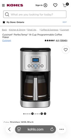 Cuisinart 14 Cup Programmable Drip Coffee Maker Stainless Steel - brand new