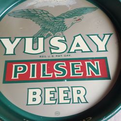 Yusay Brewery serving tray