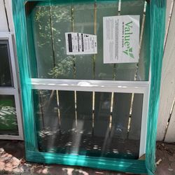 Value Double pane window with screen 47 1/2 W x 35 1/2 H