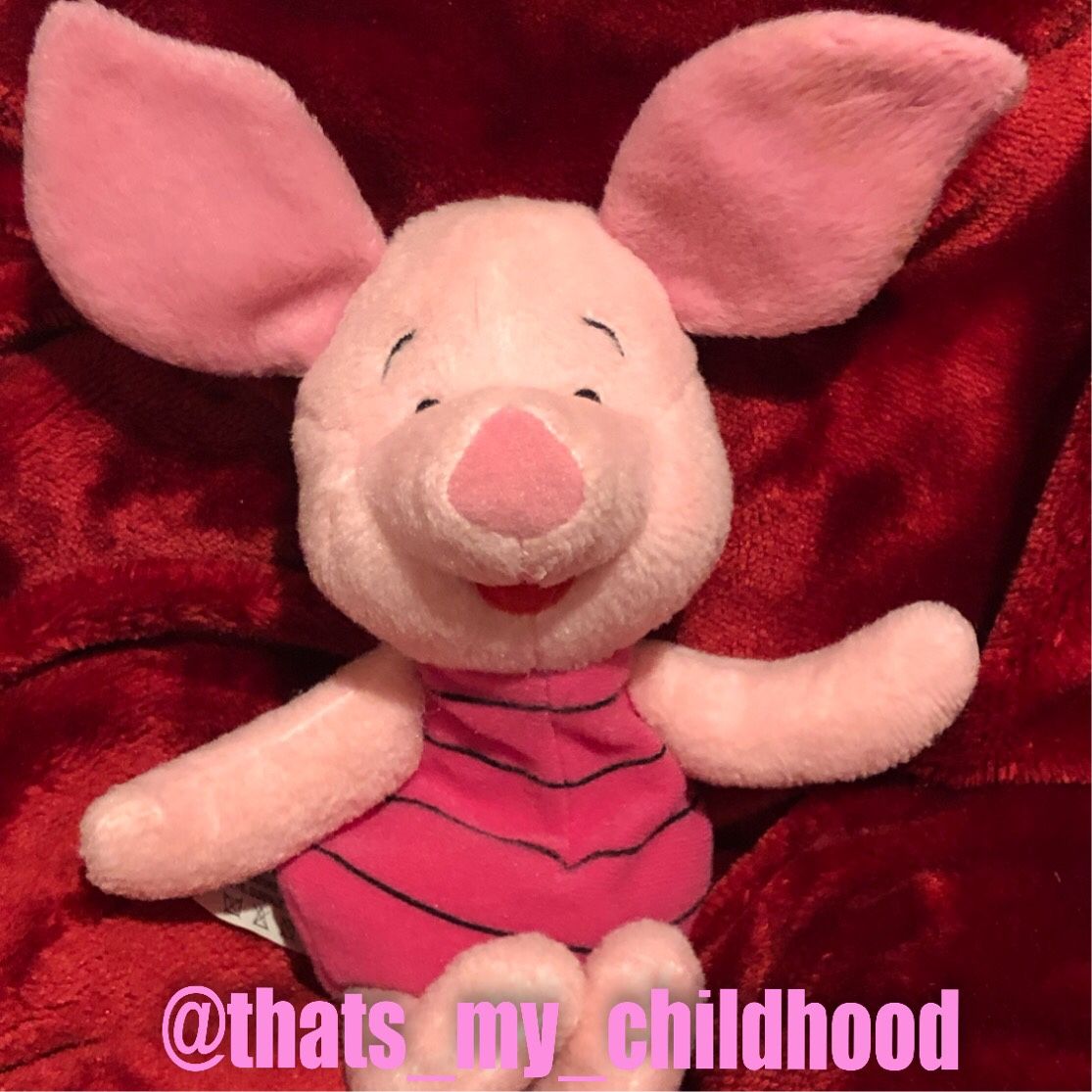 Disney Piglet plush stuffed animal doll toy beanie size