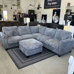 Dark Gray Sectional 