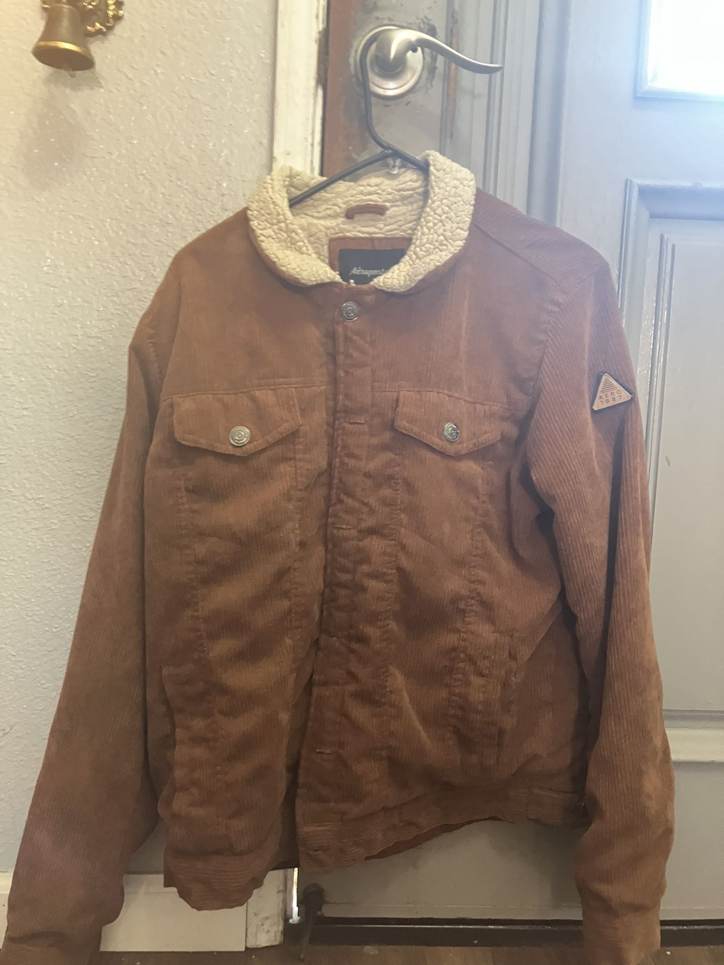 Aeropostale Heavy Wool Corduroy Jacket