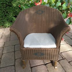 Antique Child's Wicker Rocker