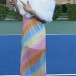 Rainbow dress, size S