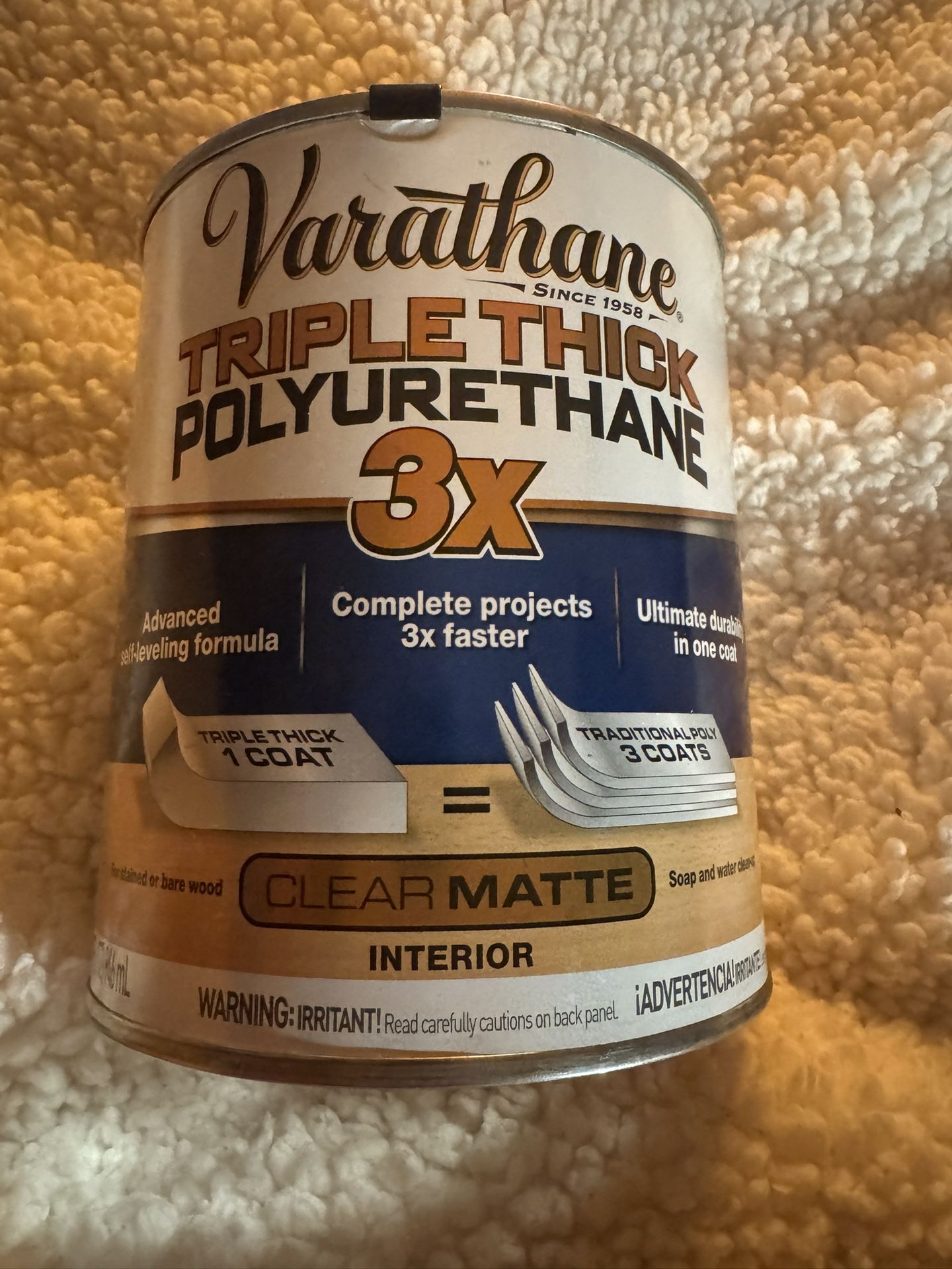 Varathane Triple Thick Polyurethane Interior Clear Matte