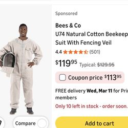 Beekeeper Suit XXL