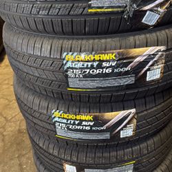 215/70/16 Blackhawk Tires