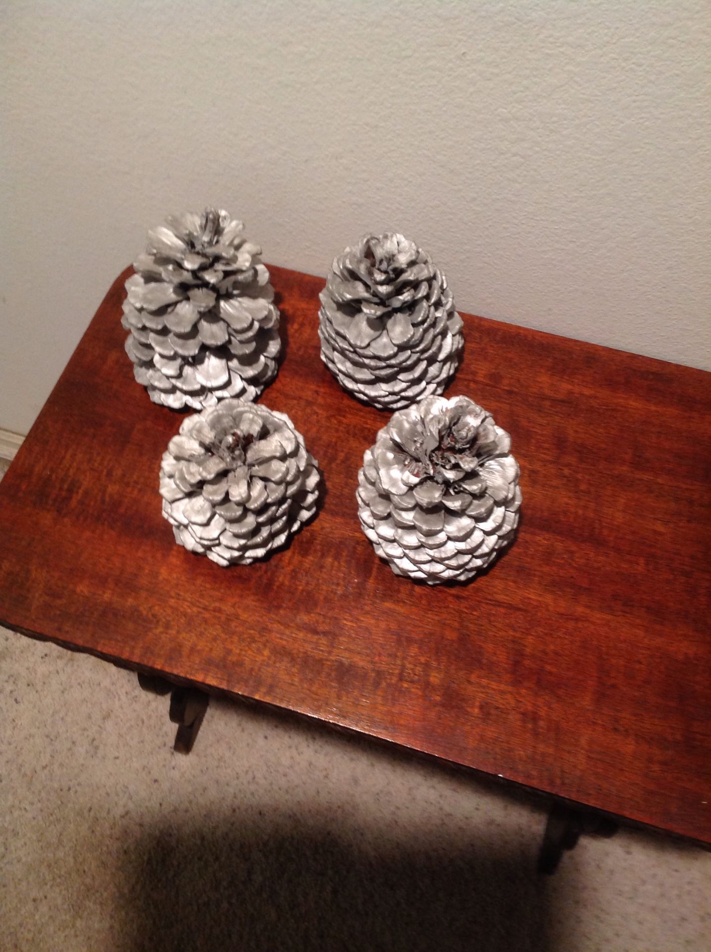 Christmas pine cones