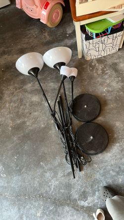 2 IKEA floor lamp