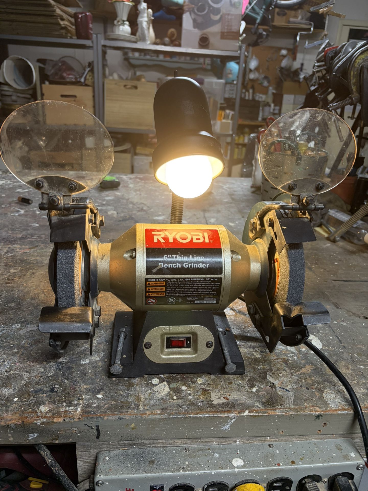 RYOBI 6” Thinline Bench Grinder