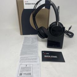 Poly Voyager Focus 2 Bluetooth Headset & Charge Mount