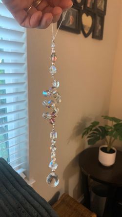 Crystal Bead Suncatcher Hanging Ornament