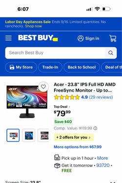 Acer monitor