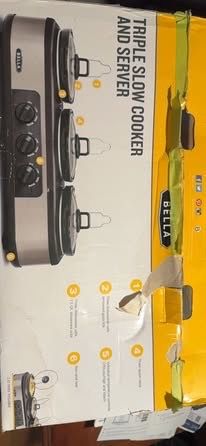 Bella Triple Slow Cooker