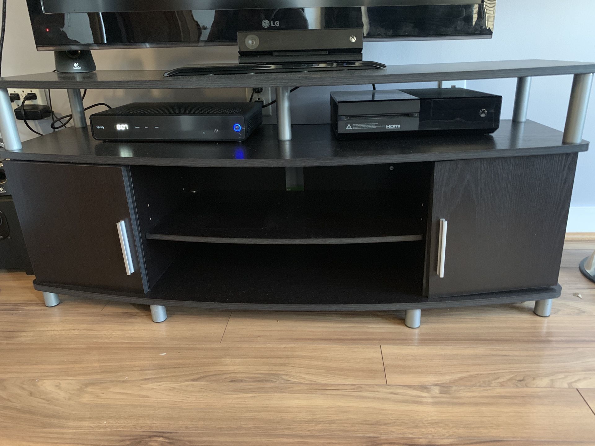 TV Stand only—TV, Cable Boxes, Xbox not included.