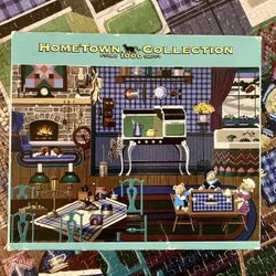 HOMETOWN COLLECTION “Cozy Kitchen” 1000 Piece JIGSAW PUZZLE - UNASSEMBLED/IN BOX