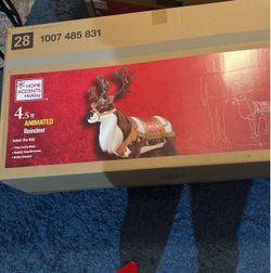 Animated reindeer