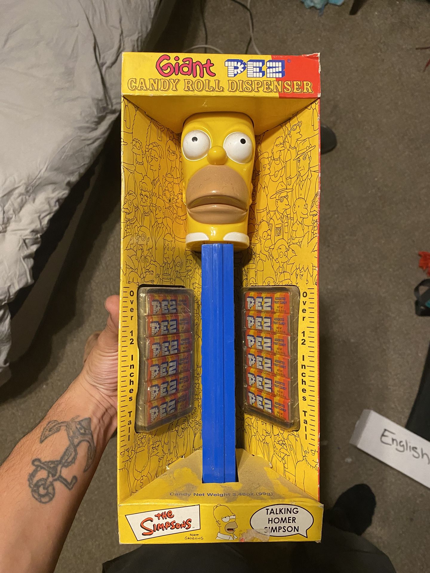 Homer Simpson Giant Pez Dispenser