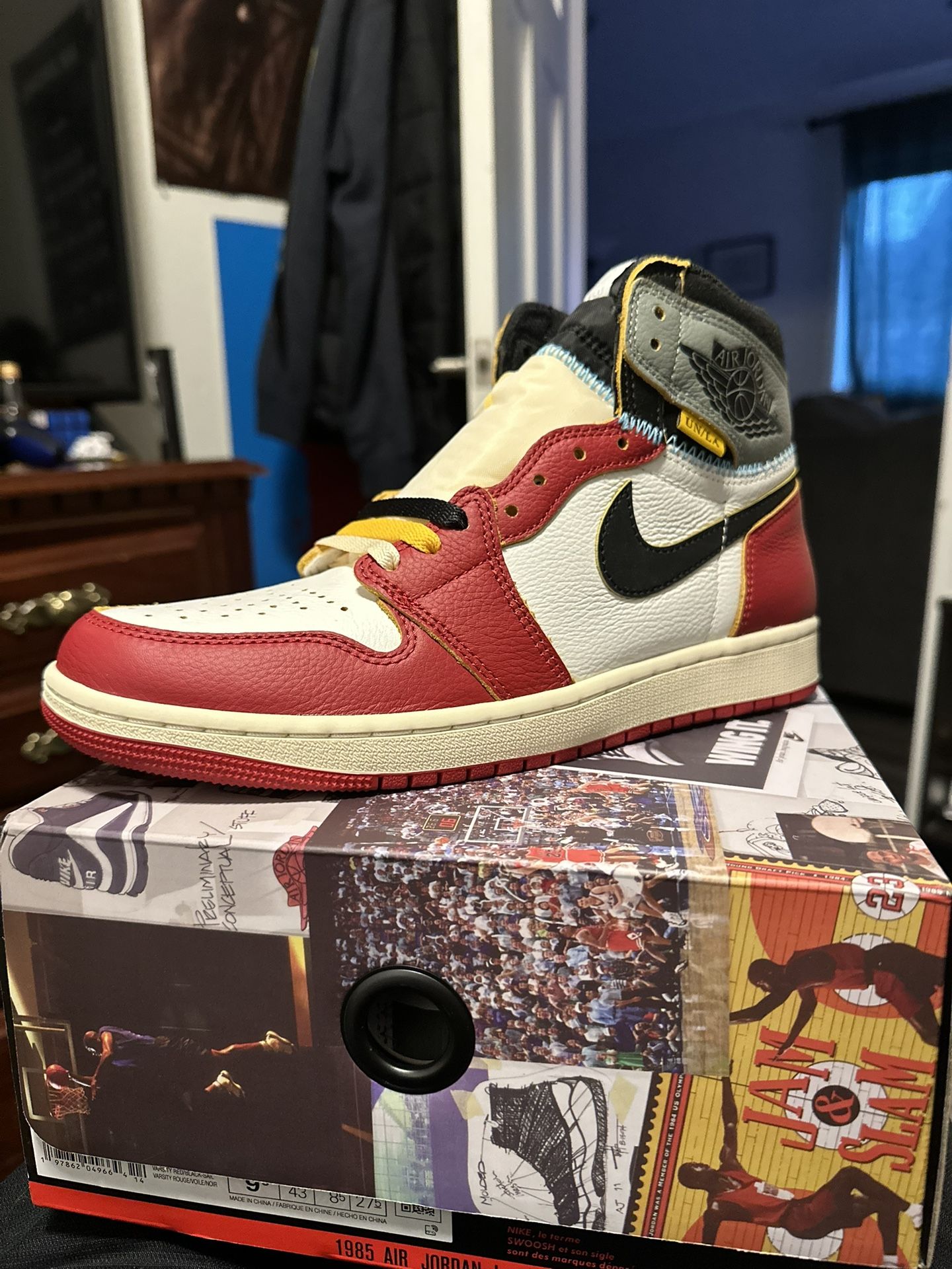 Union Jordan 1 Size 9.5,New Products : American Fashion Style Bags On Sale