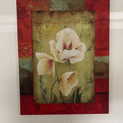Flower Painting Wall Decor 