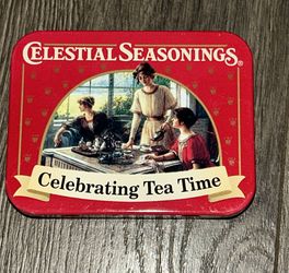 Celestial Seasonings Celebrating Tea Time Tin