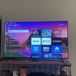 Tcl 55” 4k HDR Smart Tv With Roku 