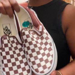 Chocolate And White Vans