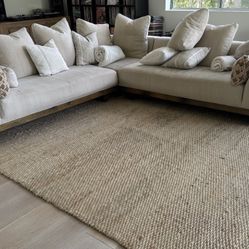 Beige Caracole Sectional Couch