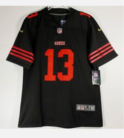 San Francisco Niners 49ers Purdy black fully stitched