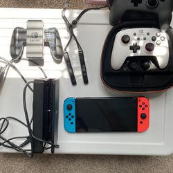 Nintendo Switch Red/blue w Wireless Controller 