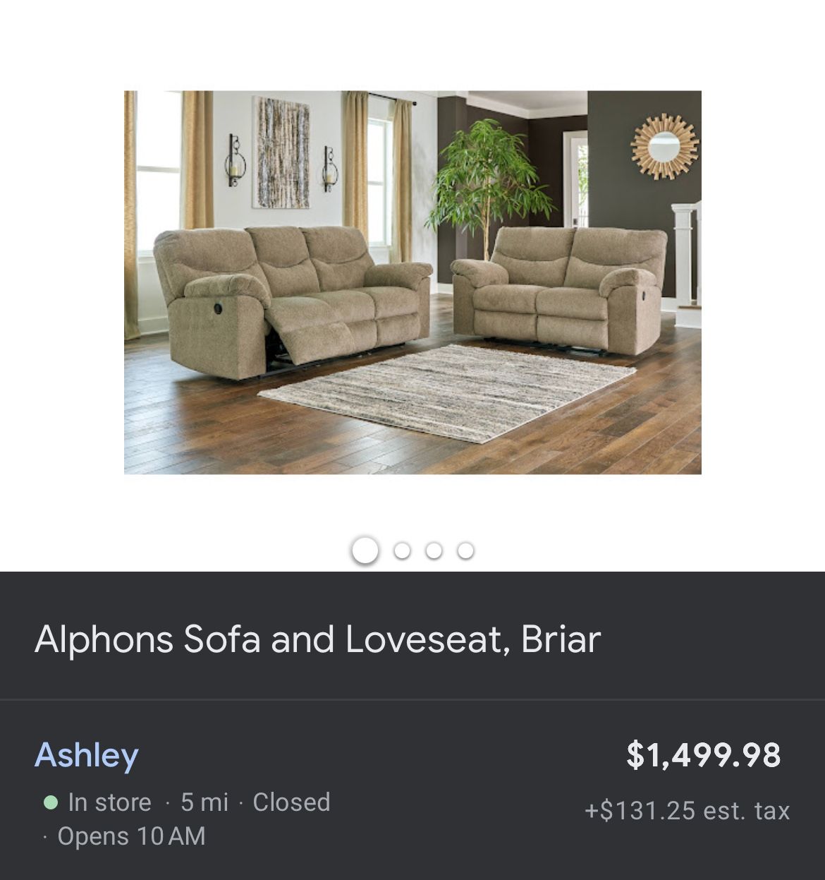 Leather Recliner (both Sides) Couch