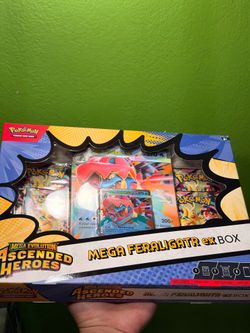 Mega Evolution Ascended Heroes Mega Feraligatr ex Box - Sealed