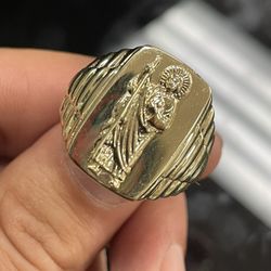 6 Gram Saint Judas Ring Size 10  