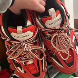 red Balenciaga Tracks Size 40