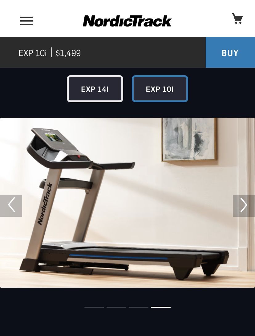 Nordictrack Exp 10i Treadmill (Retails For $1500) Unused (READ DESCRIPTION)