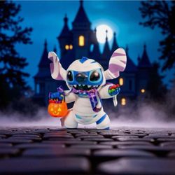 2025 Disney Parks Stitch Mummy Happy Halloween Popcorn Bucket