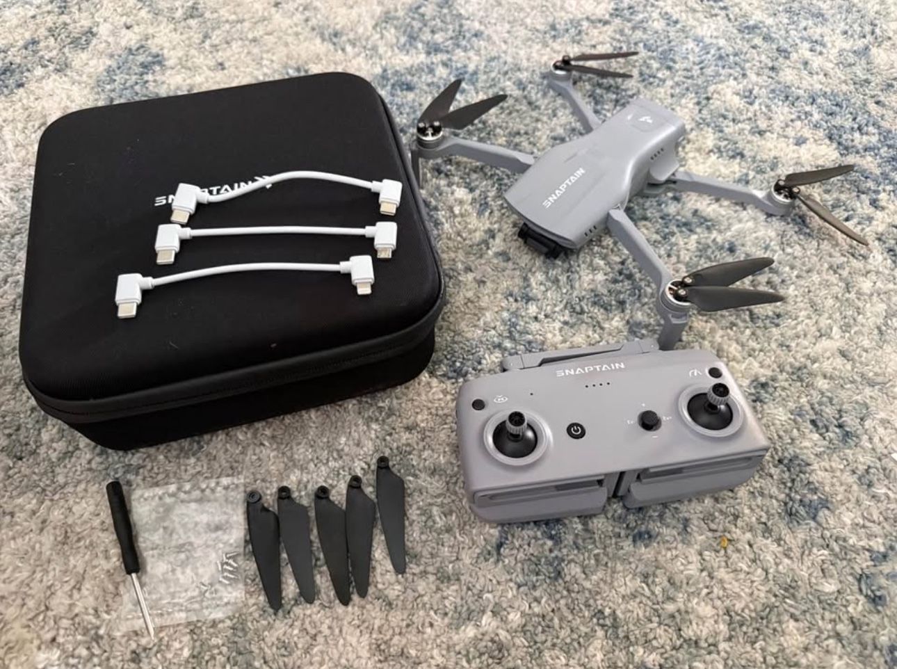 Snaptain - P40 LITE 3-Axis Gimbal 8K Camera Drone - Gray
