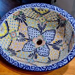 Mexican Ceramic Deep In Sink