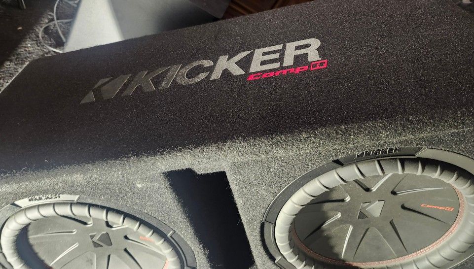 NEW Kicker CompR Dual 12" Subwoofers
