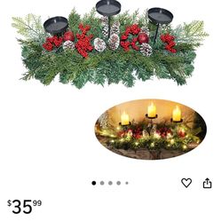 New In Box, Christmas Candle Holder