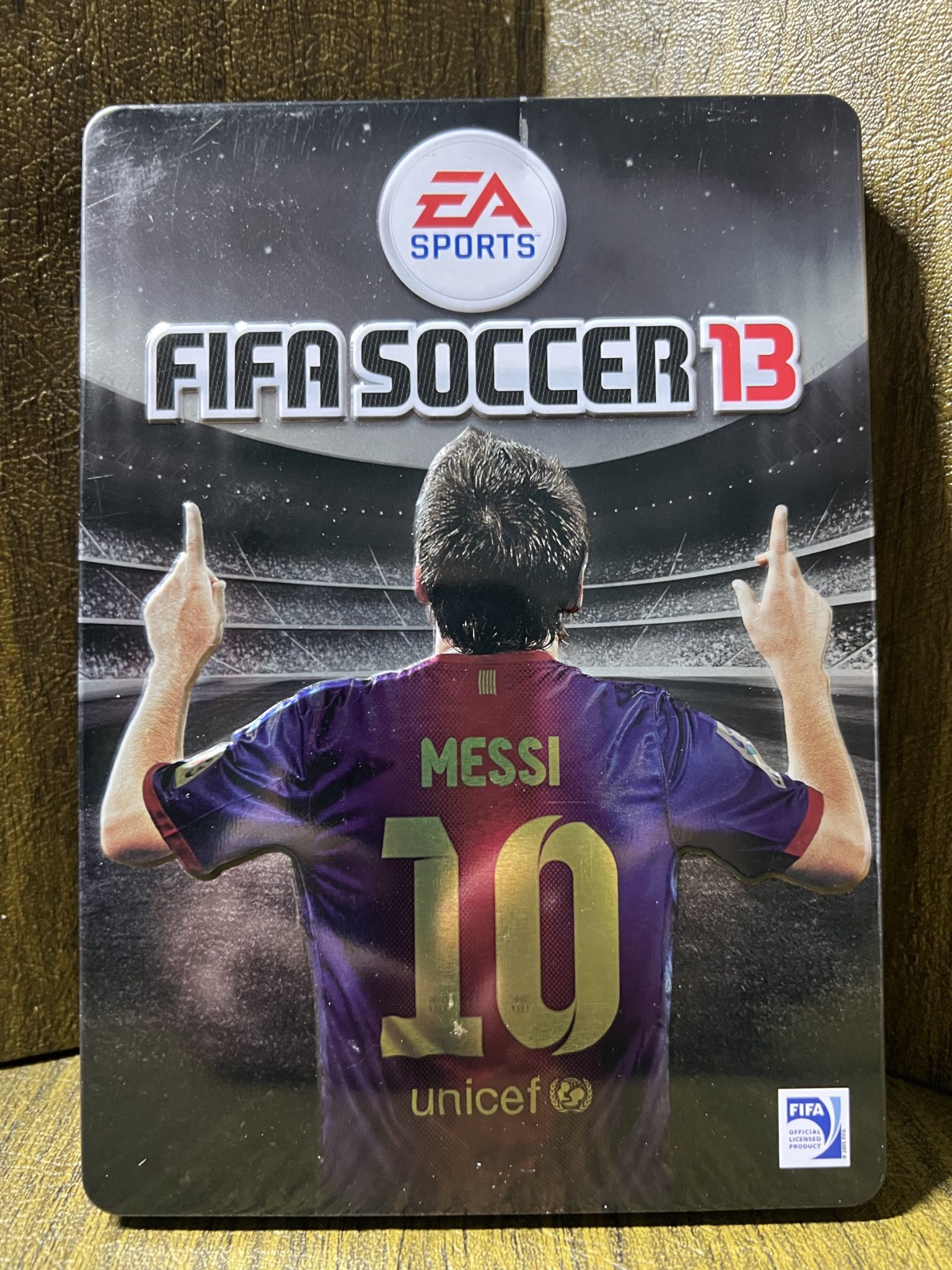 FIFA Soccer 13 Lionel Messi Steel Game Case Case
