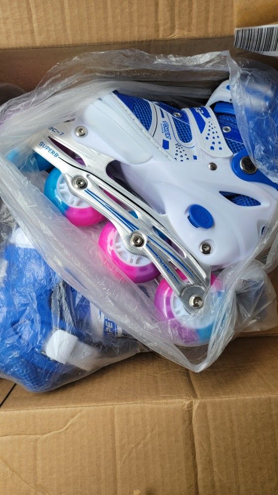 Youth Light Up Adjustable Inline Skates