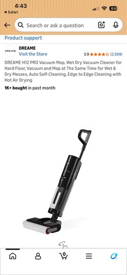 Dreame Cordless Vaccum Mop