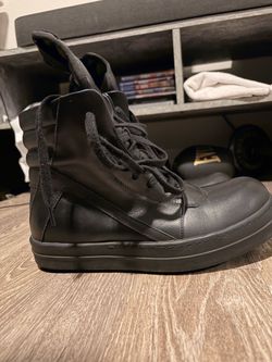 Black Rick Owen Geobaskets