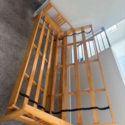 Wood Futon Frame Only. Queen.