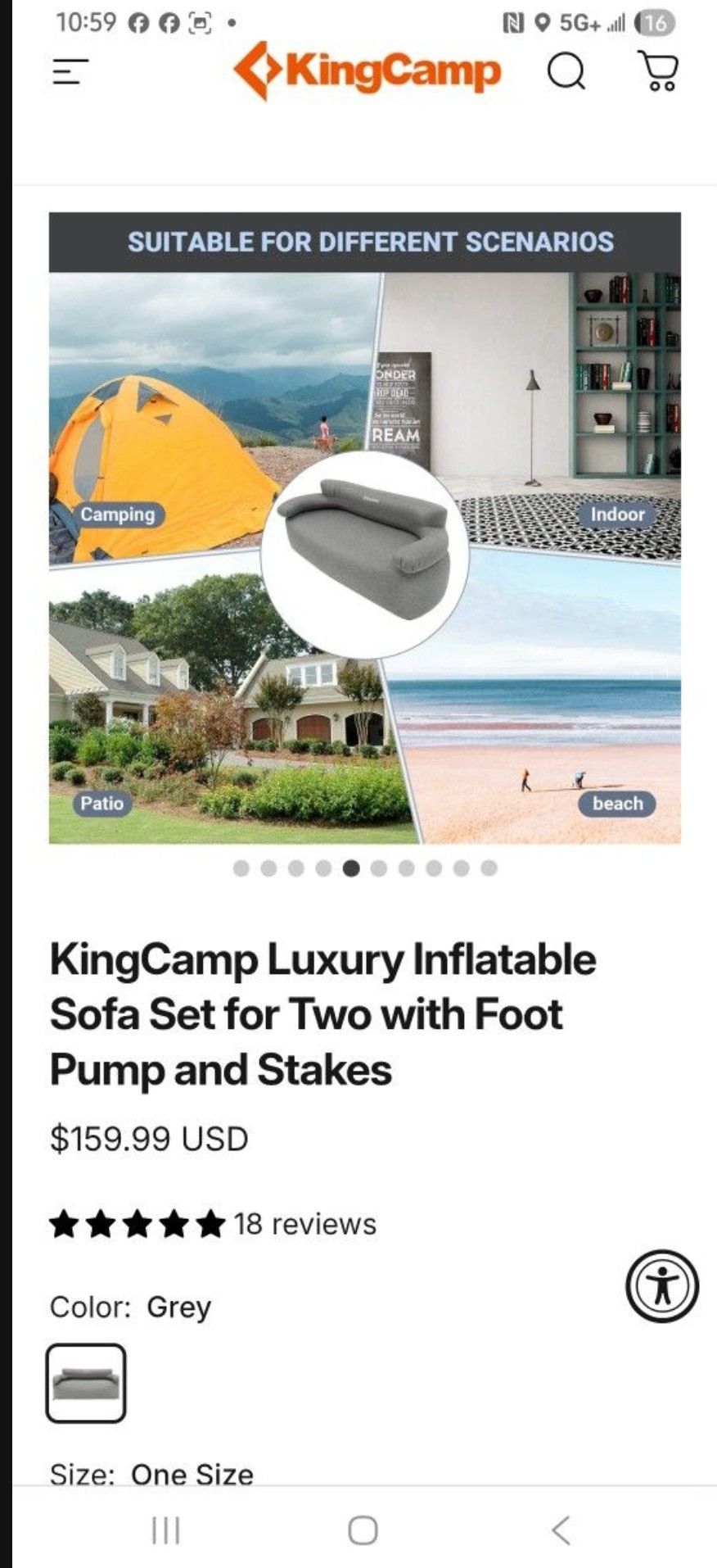 KingCamp Air Sofa