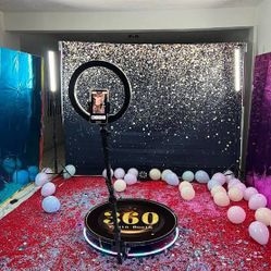 360 Photo Booth & Backdrop
